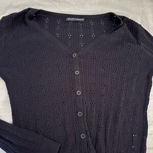 Brandy Melville Black Knit Cardigan